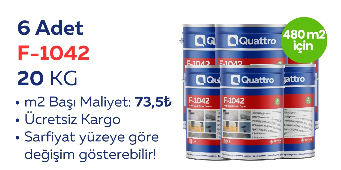 6 ADET 20 KG Zemin Boyası
