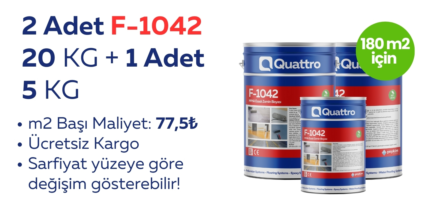 2 ADET 20 KG + 1 ADET 5 KG Zemin Boyası